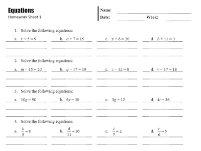 Linear Equations and Absolute Equation - Docmerit